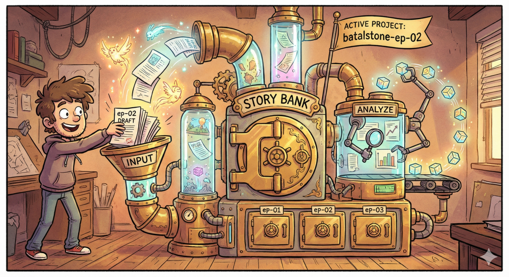 Story Bank: Not a place to store stories, but to bring them back to life